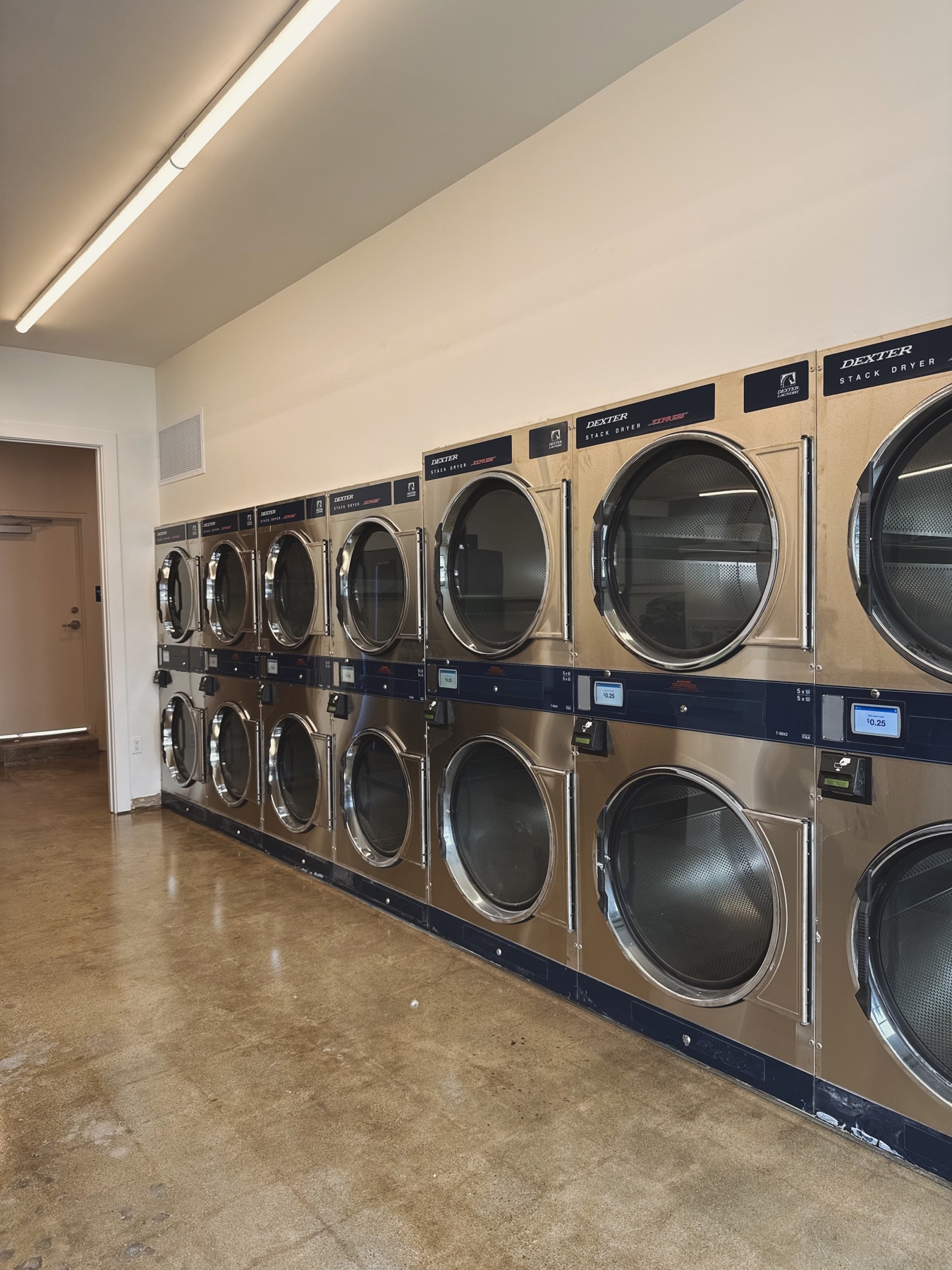Rows of modern dryers at Good Neighbor