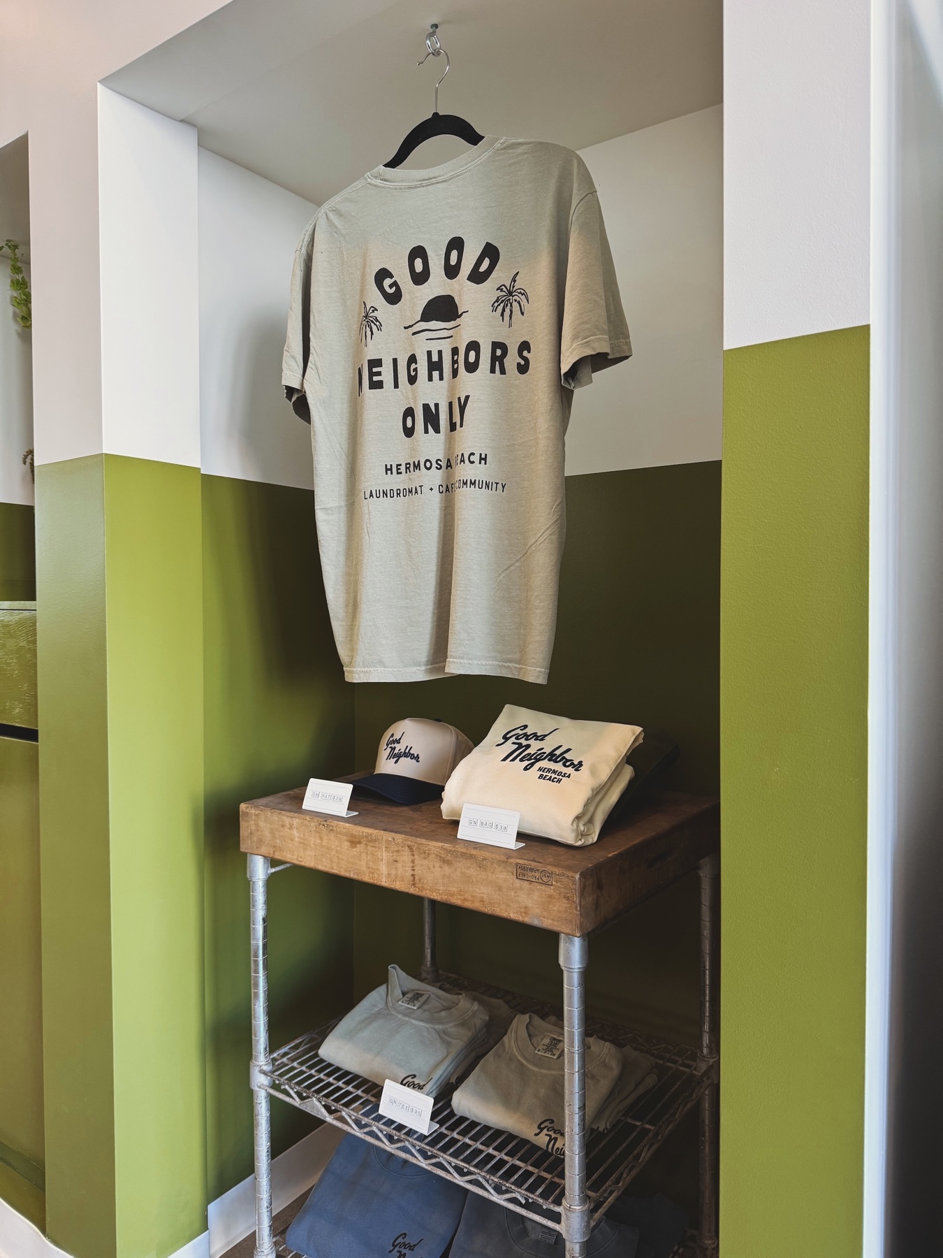 Good Neighbor shirts and hats